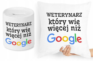 Dla Weterynarza Zestaw Poduszka + Skarbonka