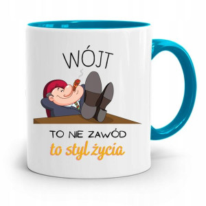 Dla Wójta Kubek Błękitny Prezent To Styl Życia