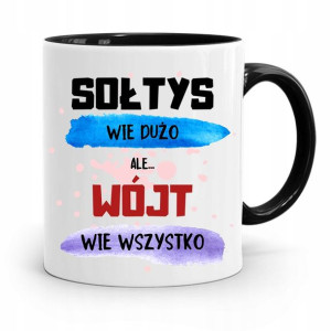 Dla Wójta Kubek Czarny Wójt Wie Wszystko Prezent