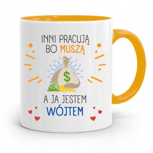 Dla Wójta Kubek Żółty Prezent A Ja Jestem Wójtem