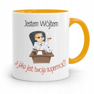 Dla Wójta Kubek Żółty Prezent Jestem Wójtem
