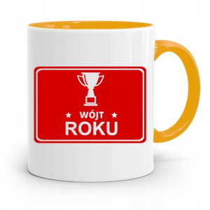 Dla Wójta Kubek Żółty Prezent Wójt Roku