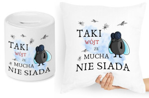 Dla Wójta Zestaw Poduszka + Skarbonka Prezent