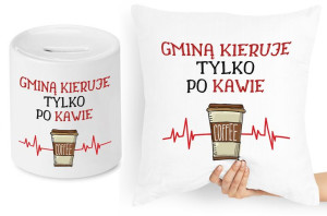 Dla Wójta Zestaw Poduszka + Skarbonka Prezent