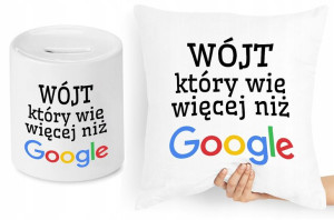 Dla Wójta Zestaw Poduszka + Skarbonka Prezent