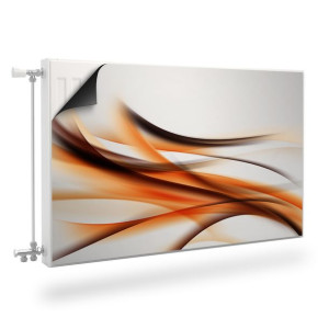 MASKOWNICA Magnetyczna Pomarańczowa Abstrakcja Fala 100cm x 60cm