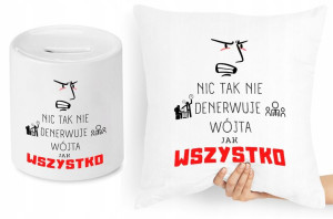 Dla Wójta Zestaw Poduszka + Skarbonka Prezent