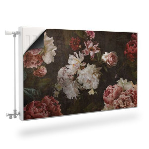MASKOWNICA Magnetyczna Na Kaloryfer Piwonie W Stylu Retro 120cm x 60cm