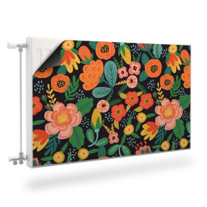 MASKOWNICA Magnetyczna Kaloryfera KWIATY Styl Folkowy 120cm x 60cm