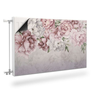 MASKOWNICA Magnetyczna Na Kaloryfer Piwonie Beton Retro 100cm x 60cm