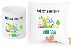 Dzień Nauczyciela Zestaw Poduszka + Skarbonka