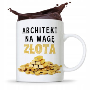 Kubek Architekta Projektanta Na Wagę Złota Prezent