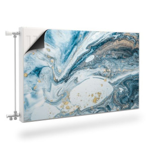 Mata Magnetyczna NA KALORYFER Niebieski Marmur Ozdoba 110cm x 60cm