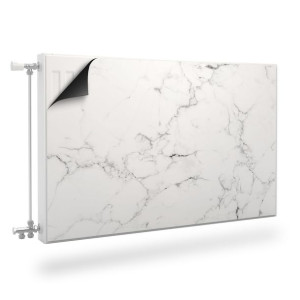 Magnetyczna OSŁONA NA KALORYFER Biały Marmur Abstrakcja 90cm x 60cm