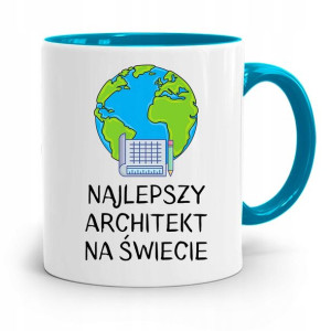Kubek Błękitny Architekta Najlepszy Na Świecie