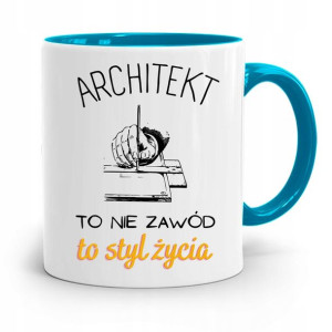 Kubek Błękitny Architekta To Styl Życia Prezent