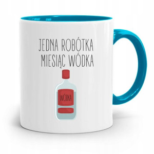 Kubek Błękitny Budowlańca Jedna Robótka I Wódka