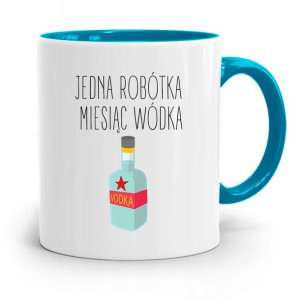 Kubek Błękitny Budowlańca Jedna Robótka I Wódka