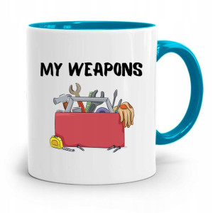 Kubek Błękitny Budowlańca Majstra My Weapons