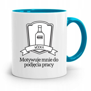 Kubek Błękitny Budowlańca Motywuje Mnie Do Pracy