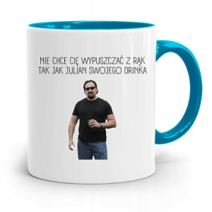 Kubek Błękitny Chłopaka Nie Chce Cię Wypuszczać