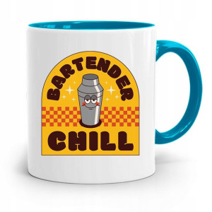 Kubek Błękitny Dla Barmana Bartender Chill Prezent