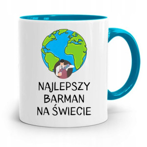 Kubek Błękitny Dla Barmana Najlepszy Na Świecie