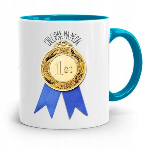 Kubek Błękitny Dla Chłopaka Chłopak Na Medal 1#