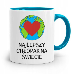 Kubek Błękitny Dla Chłopaka Najlepszy Na Świecie