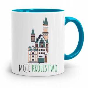 Kubek Błękitny Dla Dzieci Moje Królestwo +imię