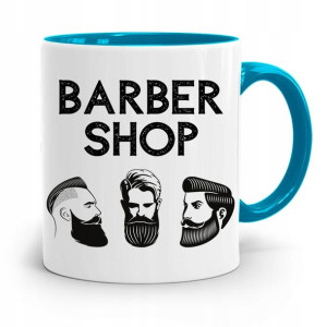 Kubek Błękitny Dla Fryzjera Barber Shop