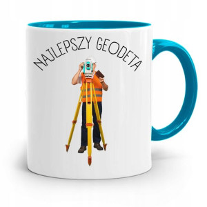 Kubek Błękitny Dla Geodety Najlepszy Geodeta