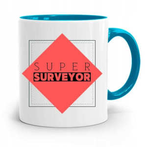 Kubek Błękitny Dla Geodety Super Surveyor