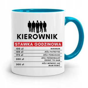 Kubek Błękitny Dla Kierownika Stawka Godzinowa