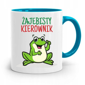Kubek Błękitny Dla Kierownika Żajebisty Prezent