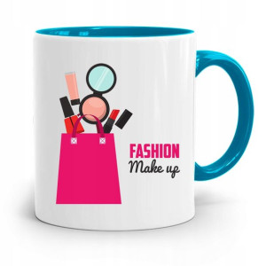 Kubek Błękitny Dla Kosmetyczki Fashion Make Up