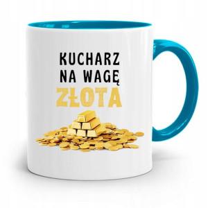 Kubek Błękitny Dla Kucharza Na Wage Złota Prezent