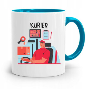 Kubek Błękitny Dla Kuriera Najlepszy Kurier