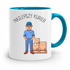 Kubek Błękitny Dla Kuriera Najlepszy Kurier