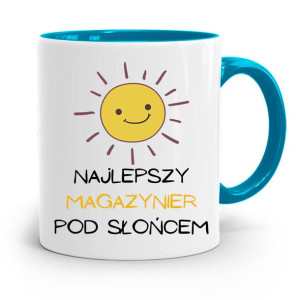 Kubek Błękitny Dla Magazyniera Najlepszy Pod