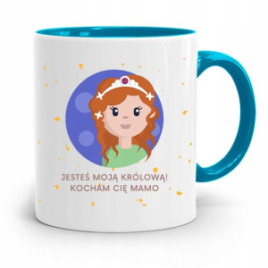 Kubek Błękitny Dla Mamy Jesteś Moją Królową