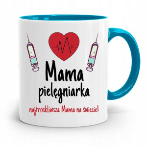 Kubek Błękitny Dla Mamy Matki Pielęgniarka Prezent
