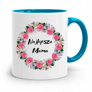 Kubek Błękitny Dla Mamy Najlepsza Mama Prezent