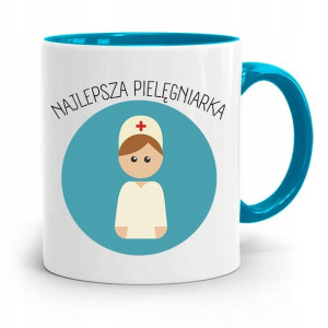 Kubek Błękitny Dla Najlepszej Pielęgniarki
