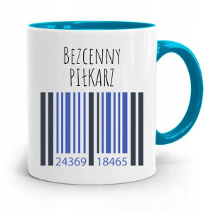 Kubek Błękitny Dla Piłkarza Zawodnika Bezcenny