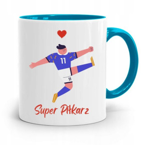 Kubek Błękitny Dla Piłkarza Zawodnika Super