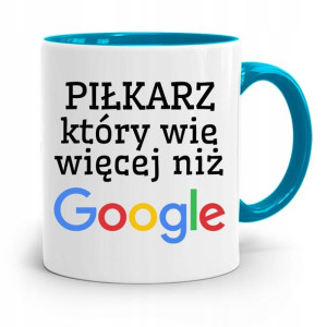 Kubek Błękitny Dla Piłkarza Zawodnika Wie Więcej