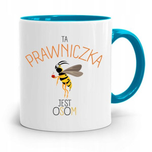 Kubek Błękitny Dla Prawnika Mecenasa Prezent