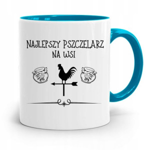 Kubek Błękitny Dla Pszczelarza Najlepszy Na Wsi