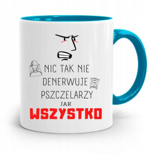 Kubek Błękitny Dla Pszczelarza Nic Tak Nie Prezent
